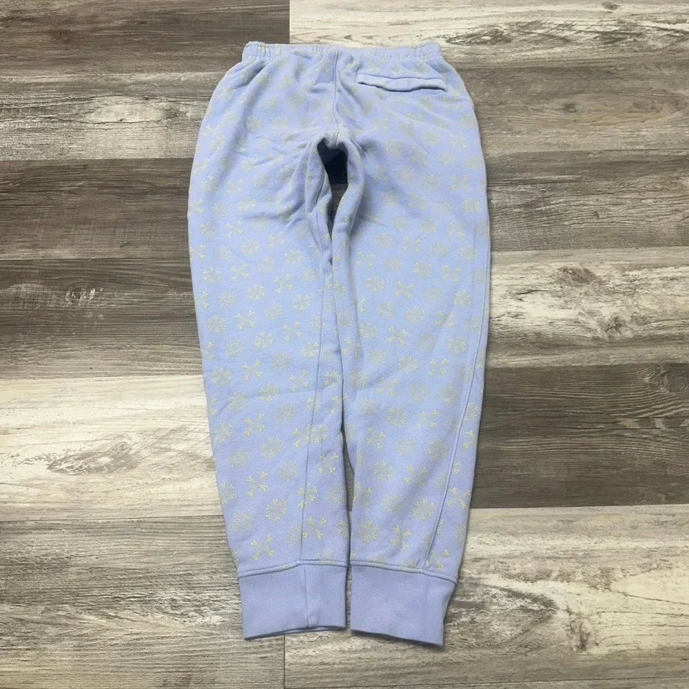 Nike Joggers‎ Baby Blue Yellow Sun AOP Women's XS Sporty Athleisure Sweatpants